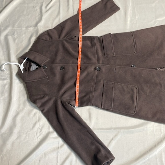 Ann Taylor 3/4 Single Breasted Wool Brown Coat - Picture 14 of 15